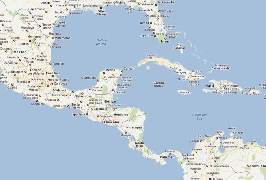 Belize Map
